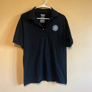 Vintage Sports Car Drivers Association Black Polo men size M racing streetwear